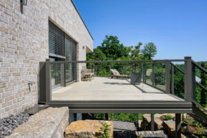 Anbaubalkon mit Stiege