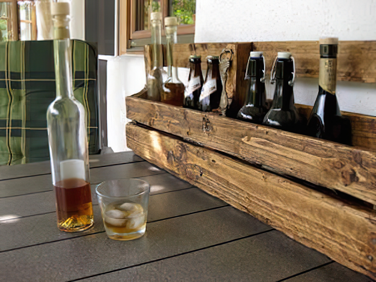 Paletten-Minibar
