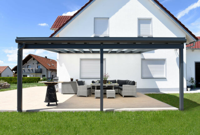 Terrassenüberdachung Sonnenschutz